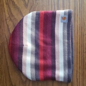Carhartt striped beanie skull hat